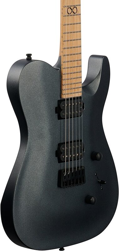 Chapman ML3 Pro Modern Electric Guitar, Cyber Black, Full Left Front