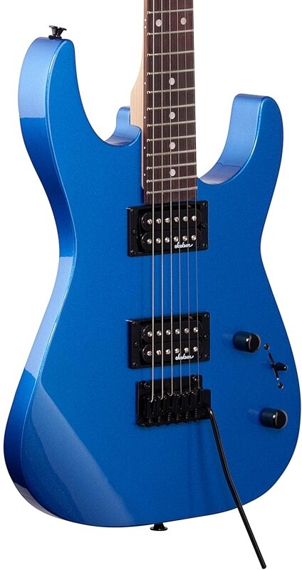 Jackson JS Series Dinky JS11 Electric Guitar, Amaranth Fingerboard, Metallic Blue, Full Left Front