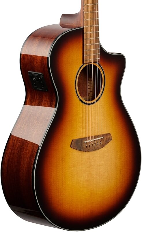 Breedlove ECO Discovery S Concerto CE Acoustic Guitar, Sitka Edgeburst, Full Left Front