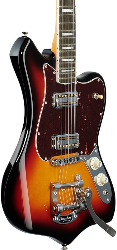 Fender Parallel Universe II Maverick Dorado Electric Guitar (with Case), Ultraburst, Full Left Front