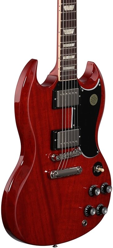 Gibson SG Standard '61 Electric Guitar (with Case), Vintage Cherry, Blemished, Full Left Front