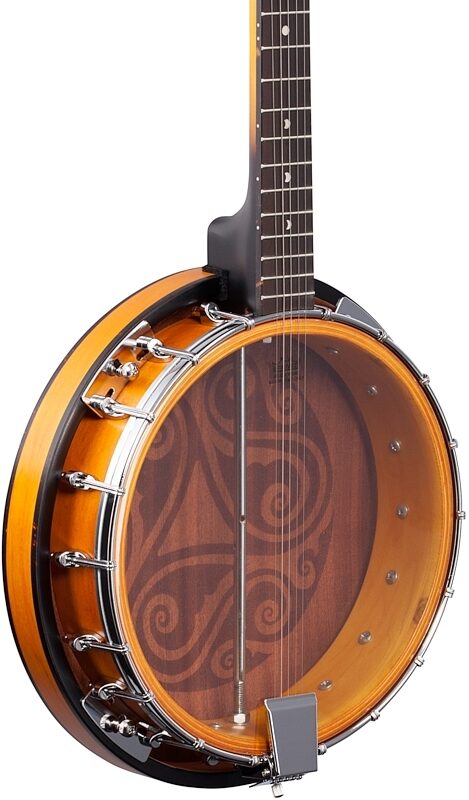 Luna Celtic Banjo, 5-String, Blemished, Full Left Front