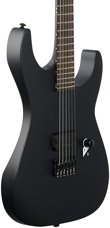 ESP LTD M-HT Electric Guitar, Black Metal, Full Left Front