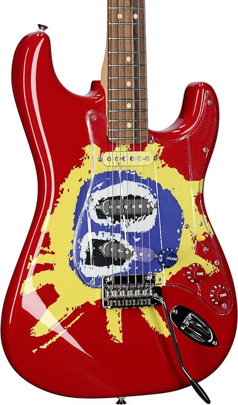 Fender Screamadelica 30th Anniversary Primal Scream Stratocaster Electric Guitar (with Gig Bag), New, Full Left Front