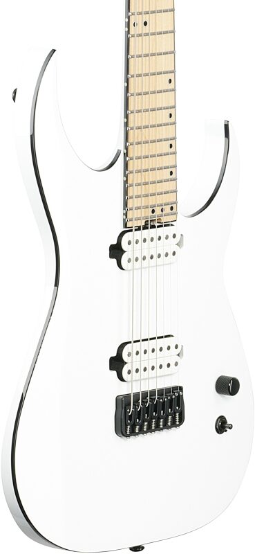 Schecter Keith Merrow KM-7 MKIII Hybrid Electric Guitar, 7-String, Snowblind, Full Left Front