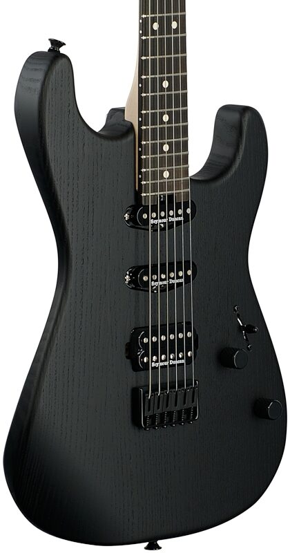 Charvel Pro-Mod San Dimas SD3 HSS HT Electric Guitar, Sassafras Black, Full Left Front