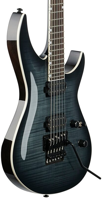 ESP LTD H3-1000FR Electric Guitar, See-Thru Black Sunburst, Full Left Front