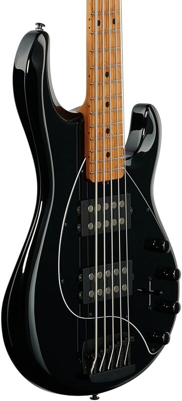 Ernie Ball Music Man StingRay 5 Special HH Electric Bass (with Case), Black, Full Left Front
