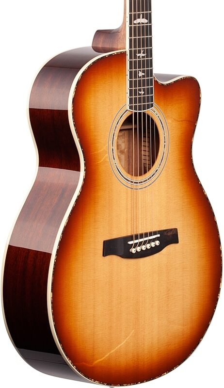 PRS Paul Reed Smith SE Angelus A40E Acoustic-Electric Guitar (with Case), Tobacco Sunburst, Full Left Front