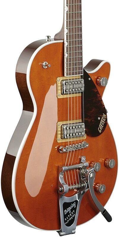 Gretsch G6128TPE Players Jet FT Electric Guitar (with Case), Round Up Orange, Full Left Front