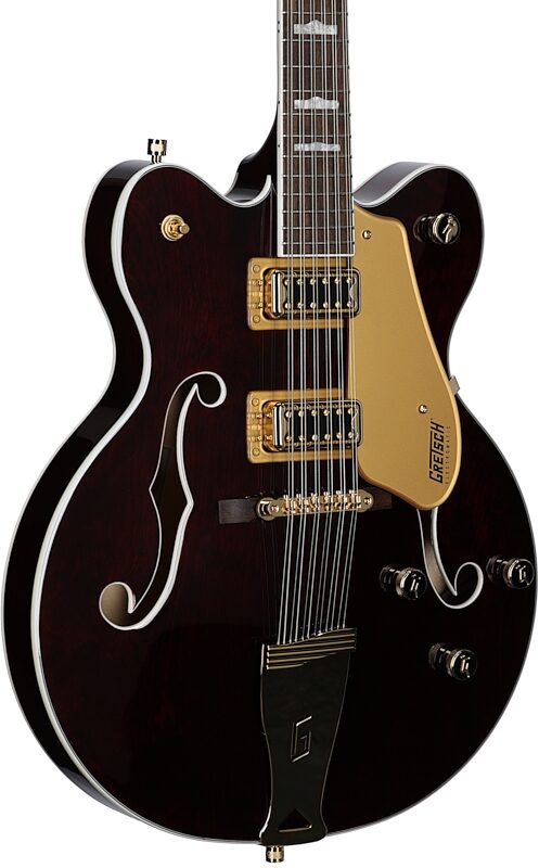 Gretsch G5422G-12 Electromatic Hollowbody Electric Guitar, 12-String, Walnut, Full Left Front