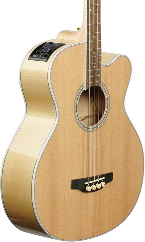 Takamine GB72CE Jumbo Acoustic-Electric Bass, Natural, Full Left Front
