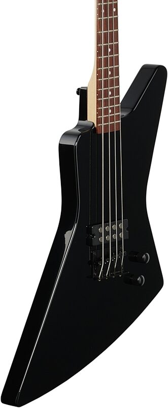 Dean Z Metalman Electric Bass, Black, Full Left Front