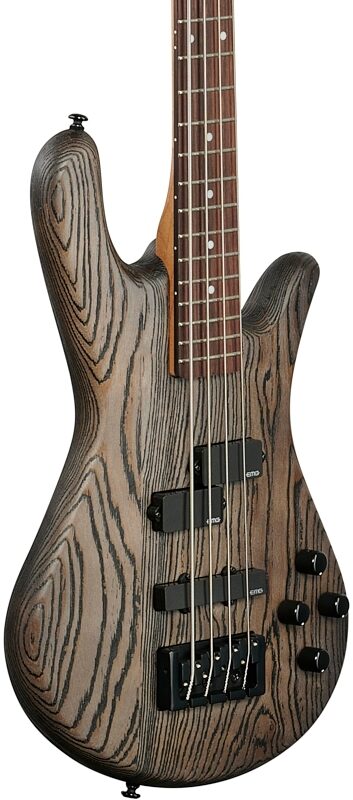 Spector NS Pulse 4-String Electric Bass, Charcoal Gray, Full Left Front