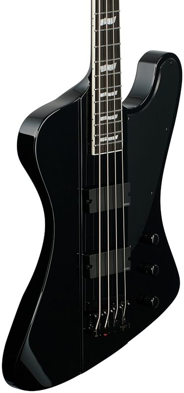 ESP LTD Phoenix 1004 Electric Bass, Black, Full Left Front
