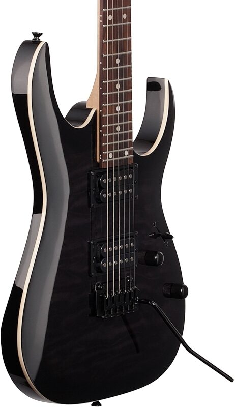 Ibanez GRGA120QA Gio Electric Guitar, Transparent Black Sunburst, Full Left Front