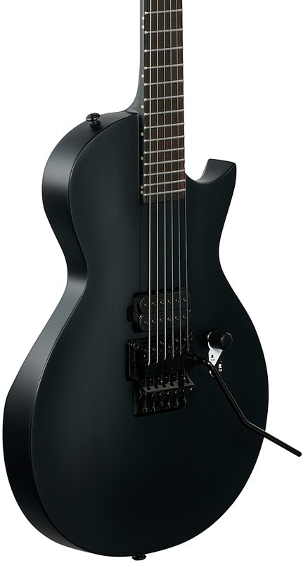 ESP LTD EC-FR Black Metal Electric Guitar, New, Full Left Front