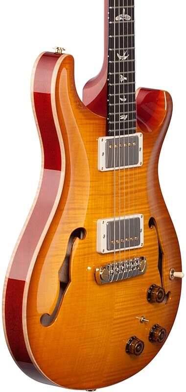 PRS Paul Reed Smith Hollowbody II 10-Top Electric Guitar (with Case), McCarty Sunburst, Full Left Front