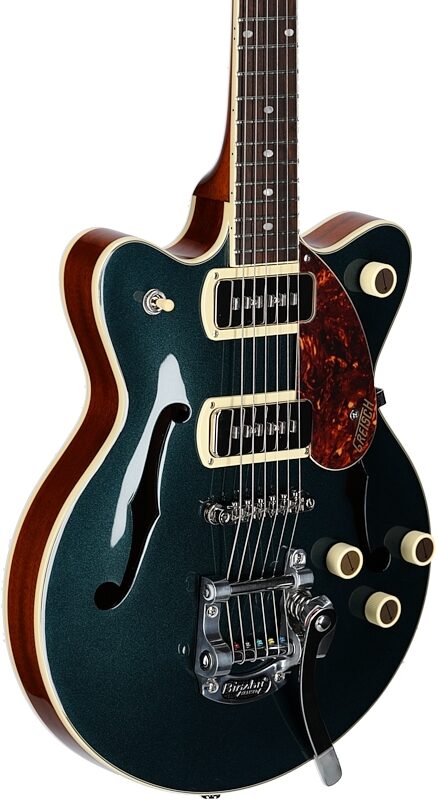 Gretsch G2655T P90 Streamliner Center Block Jr. with Bigsby Electric Guitar, Midnight Sapphire, Full Left Front