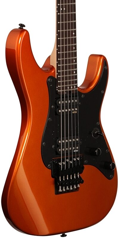 Schecter Sun Valley Super Shredder FR Electric Guitar, Lambo Orange, Full Left Front