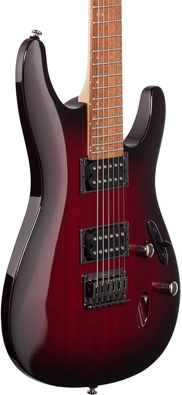 Ibanez S521 Electric Guitar, Blackberry Sunburst, Full Left Front