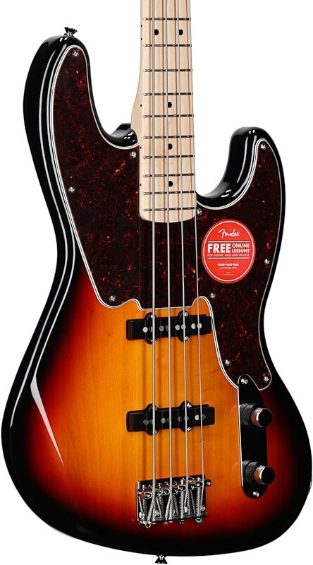 Squier Paranormal Jazz Bass '54, Maple Fingerboard, 3-Color Sunburst, Full Left Front