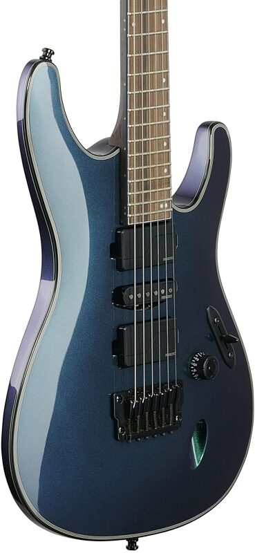 Ibanez Axion Label S671ALB Electric Guitar, Blue Chameleon, Full Left Front