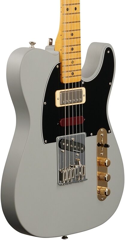 Fender Brent Mason Telecaster Electric Guitar, Maple Fingerboard (with Case), Primer Gray, Full Left Front
