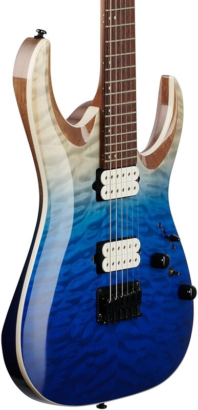 Ibanez RGA42HPQM Electric Guitar, Blue Iceberg Gradation, Full Left Front