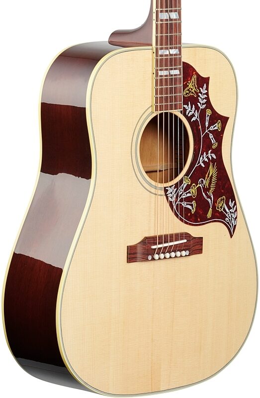 Gibson Hummingbird Original Acoustic-Electric Guitar (with Case), Antique Natural, Full Left Front