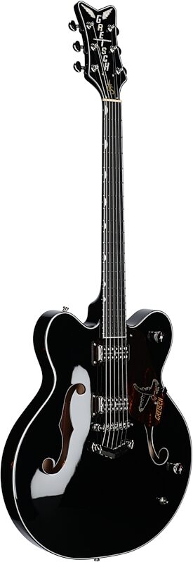 Gretsch G6136RF Richard Fortus Signature Falcon Electric Guitar (with Case), Falcon Black, Full Left Front