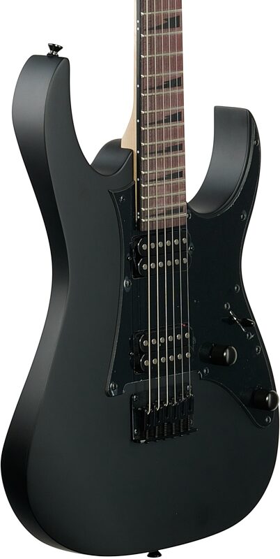 Ibanez GRGR131EX Gio Electric Guitar, Black Flat, Full Left Front