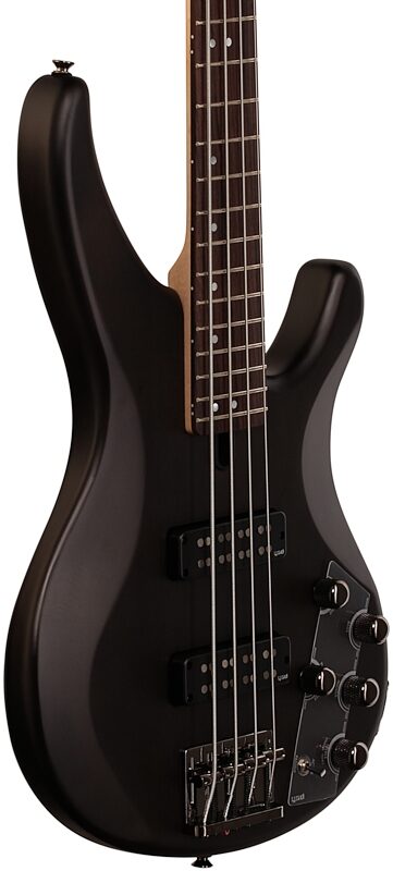 Yamaha TRBX504 Electric Bass, Transparent Black, Full Left Front