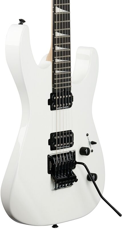 Jackson MJ Series Dinky DKR Electric Guitar, with Ebony Fingerboard (and Case), Snow White, Full Left Front