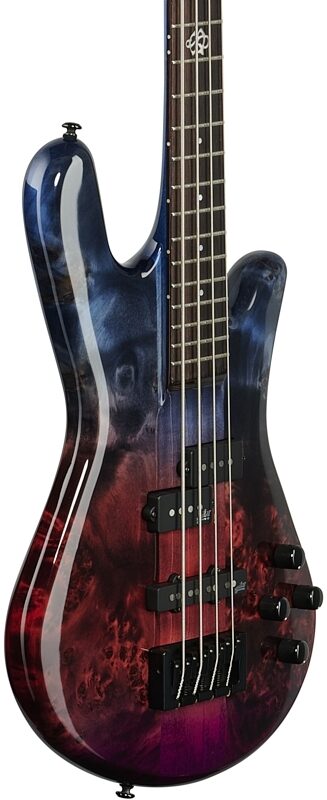 Spector NS Ethos 4-String Bass Guitar (with Bag), Interstellar Gloss, Full Left Front