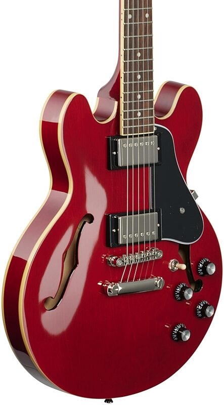Epiphone ES-339 Semi-Hollowbody Electric Guitar, Cherry, Full Left Front