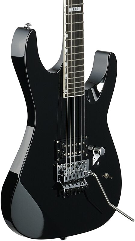 ESP LTD M1 Custom 87 Electric Guitar, Black, Full Left Front