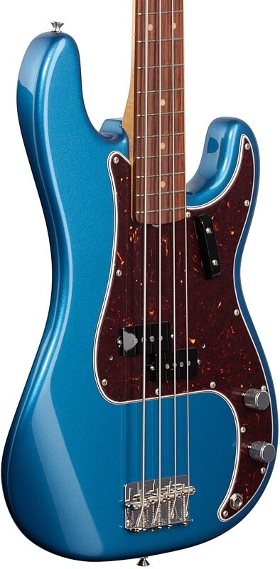 Fender American Original '60s Precision Electric Bass (with Case), Lake Placid Blue, Full Left Front