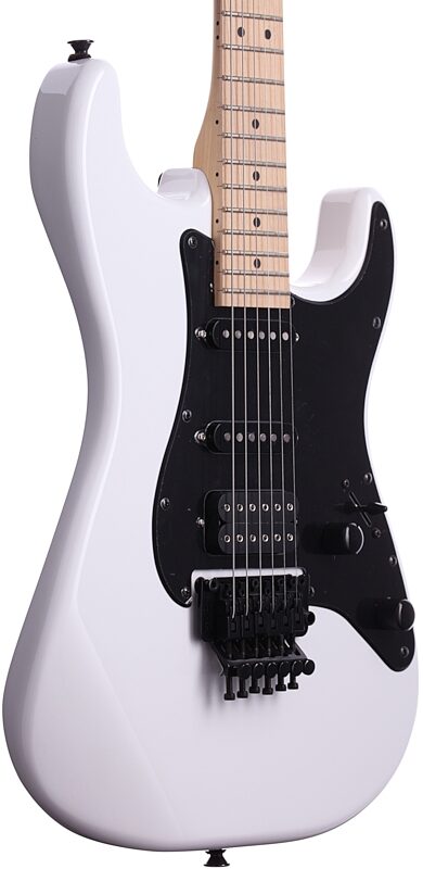 Jackson X Series Signature Adrian Smith SDX Electric Guitar, Maple Fingerboard, Snow White, Black Pickguard, Full Left Front