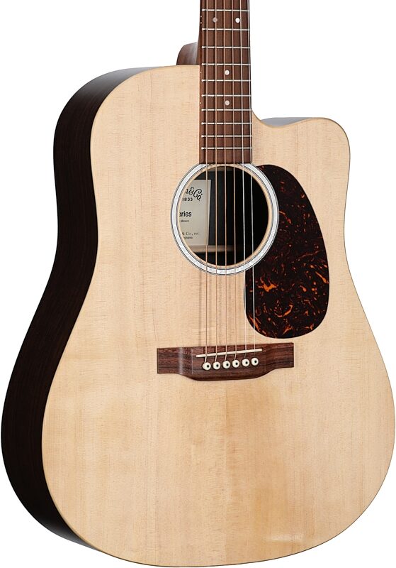 Martin DC-X2E Dreadnought Acoustic-Electric Guitar (with Gig Bag), Rosewood HPL Back and Sides, Full Left Front