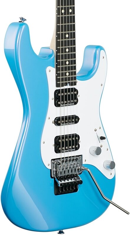 Charvel Pro-Mod SoCal Style1 SC3 HSH FR Electric Guitar, Robin Egg, Full Left Front