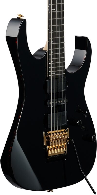 Ibanez RG5170B Prestige Electric Guitar (with Case), Black, Full Left Front