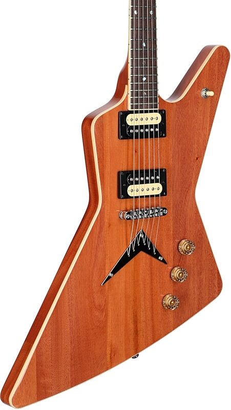 Dean '79 Z Electric Guitar, Natural Mahogany, Full Left Front