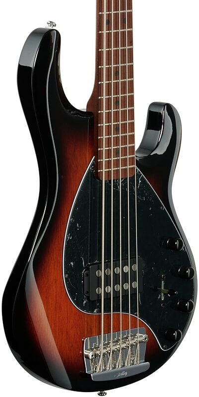Sterling by Music Man Ray35 StingRay Electric Bass, Vintage Sunburst, Full Left Front