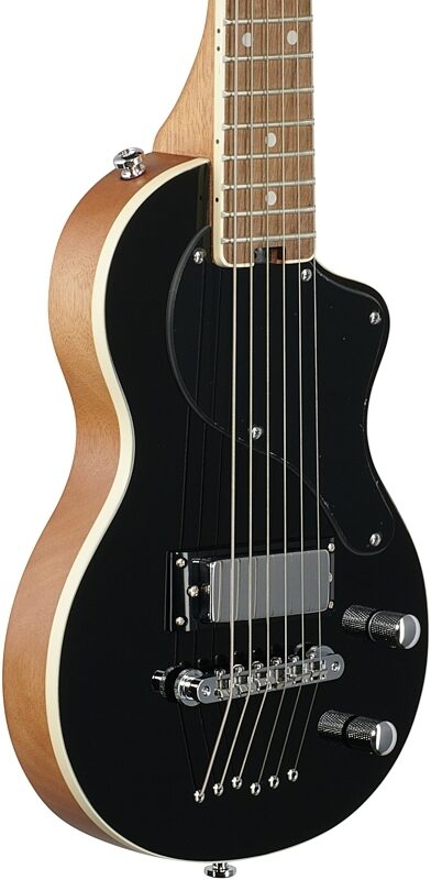 Blackstar Carry-On Travel Guitar Standard Pack with amPlug Headphone Amp, Black, Full Left Front