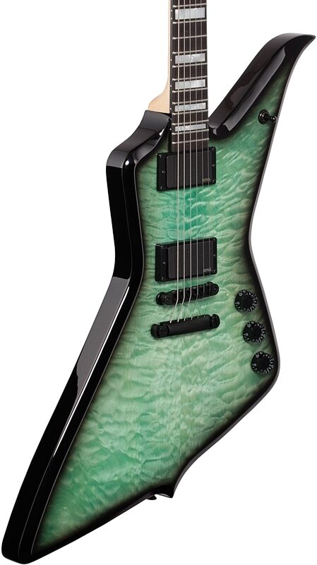 Wylde Audio Blood Eagle Nordic Ice Electric Guitar, New, Full Left Front