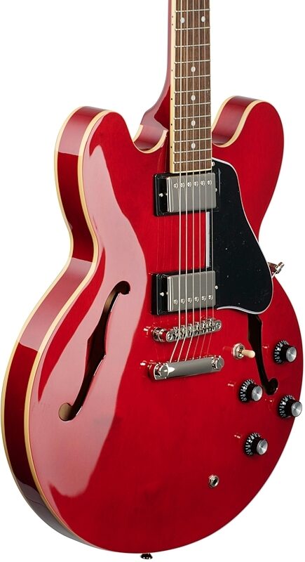 Epiphone ES-335 Electric Guitar, Cherry, Full Left Front